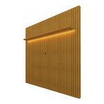 Painel Nobre para TV até 75" Ripado com Led Naturale Gelius