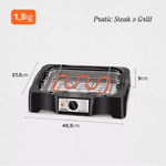Churrasqueira Elétrica Mondial Ch-07 Pratic Steak & Grill II Cor Preto 127v