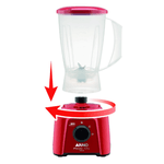 Liquidificador Arno Power Mix LQ11 2 Velocidades 127v Vermelho
