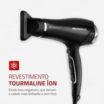 Secador de Cabelo Mondial Preto SCN-04 2000W 127V