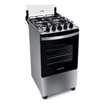 Fogão Brastemp 4 Bocas Inox BF04NBR CLEAN Bivolt