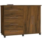 Cômoda Bali 2 Portas 4 Gavetas Freijo Primus