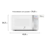 MICROONDAS ELECTROLUX MTO30 20 LITROS BRANCO 220V