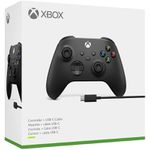 Controle xbox carbon black Semi novo 