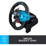 Volante Logitech G29 Driving Force para PS5, PS4, PS3 e PC seminovo 