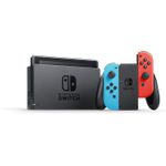 Nintendo Switch OLED Azul e Vermelho Neon Desbloqueado Seminovo