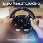 Volante Logitech G923 Xbox Series X|S, Xbox One e PC com Force Feedback TRUEFORCE, Pedais Responsivos, Launch Control e Acabamento em Couro