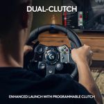 Volante Logitech G923 Xbox Series X|S, Xbox One e PC com Force Feedback TRUEFORCE, Pedais Responsivos, Launch Control e Acabamento em Couro