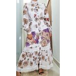 Vestido Longo Gola Japonesa