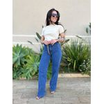 Blusa Baby Look Fiona Manga Curta CREME