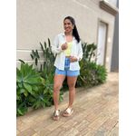 CAMISA LISTRADA LUCILA AMARELO MANTEIGA