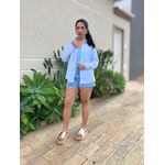 CAMISA LISTRADA LUCILA AZUL CLARO