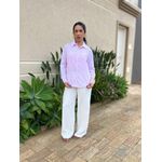 CAMISA LISTRADA LUCILA ROSA CLARO