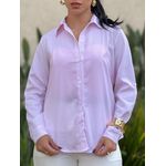 CAMISA LISTRADA LUCILA ROSA CLARO
