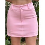 Shorts Saia em Alfaiataria Quezia ROSA CLARO