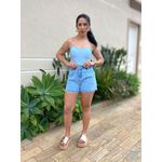 SHORTS SAIA JEANS BARRA FEITA NEXXO AZUL JEANS