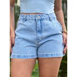 SHORTS SAIA JEANS BARRA FEITA NEXXO AZUL JEANS