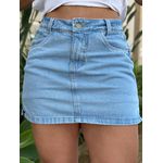 SHORT SAIA JEANS OZZO LAVAGEM CLARA 0247 AZUL JEANS