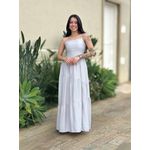 Vestido Longo Micaela CINZA CLARO