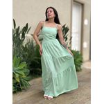 Vestido Longo Micaela VERDE ÁGUA