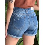 Shorts Jeans Nexxo 14 Barra Dobrada LAVAGEM ESCURA 