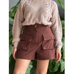 Shorts Cargo Glaucia MARROM