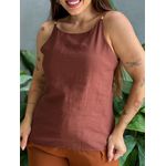 Regata Tereza Alças Finas MARROM