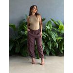 Calça Cargo Alice MARROM