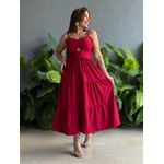 Vestido Midi Flavia VINHO