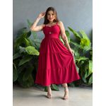 Vestido Midi Flavia VINHO