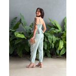 Conjunto Maitê Blusa e Calça em Alfaiataria VERDE MENTA