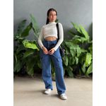 Calça Wide Legg Cargo Cherry LAVAGEM MEDIA 
