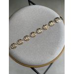 Cinto Metal Circulo Ondulado DOURADO