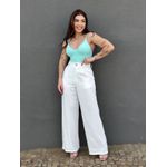 Body Maiô Alças Finas VERDE ÁGUA
