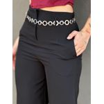 Calça Pantalona Andressa em Alfaiataria PRETO