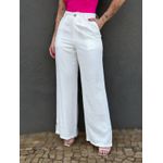 Calça Pantalona Franciele OFF WHITE