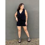 Shorts Alfaiataria Barra Italiana PRETO