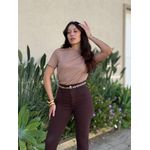 Blusa Baby Look Iris BEGE