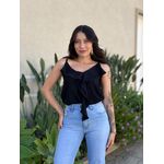 Blusa Bata Raquel PRETO
