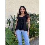 Blusa Bata Raquel PRETO