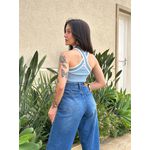 Blusa Tricot em X AZUL BEBE