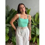 Body Poliamida Alças Finas VERDE ÁGUA