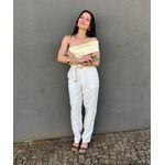 Blusa Nula Manga Isis CREME