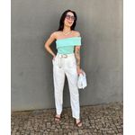 Blusa Nula Manga Isis VERDE ÁGUA