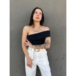 Blusa Nula Manga Isis PRETO