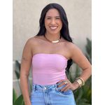 Cropped Tube Top ROSA CLARO