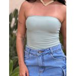 Cropped Tube Top VERDE MENTA