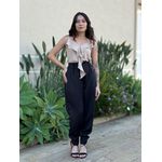 Calça Alfaiataria Vera Modelo Cenoura PRETO