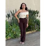 Calça Flare BootCut Carmen 2411 MARROM