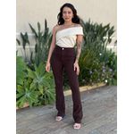 Calça Flare BootCut Carmen 2411 MARROM